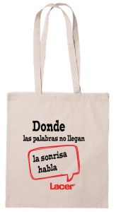 bolsa lacer algodon