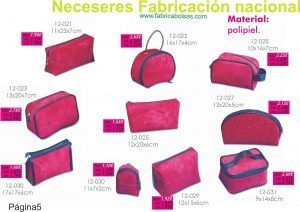 neceseres de nylon y polipiel para laboratorios