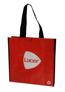 bolsa de rafia para la marca Lacer