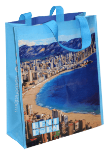 bolsas de rafia baratas y personaliazables - bolsa benidorm