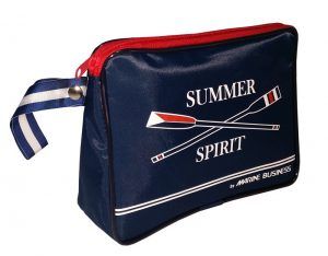 fabricantes de bolsas y neceseres transparentes - neceser azul summer spirit